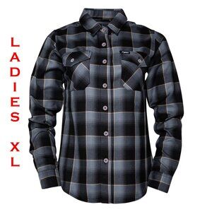 DIXXON FLANNEL x SHADOWS FALL Flannel Shirt Collab - Women's XL